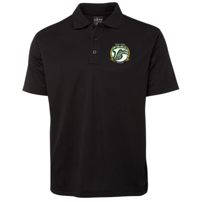 Adults black POLO shirt LOGO Thumbnail